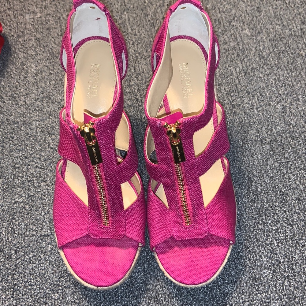 Michael Kors Berkley Wedge Sandals